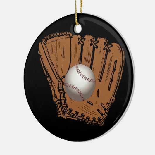 Baseball, Keramisch Ornament (Links)