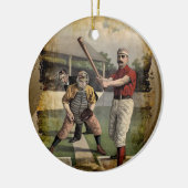 Baseball: Keramisch Ornament (Links)