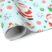 Baseball kerst cadeaupapier (Rol Hoek)