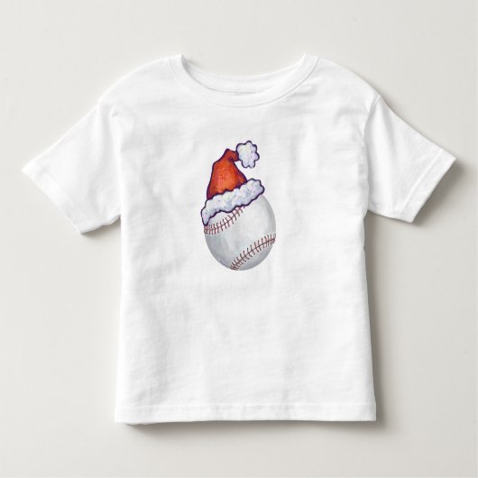 Baseball kerst kinder shirts (Voorkant)