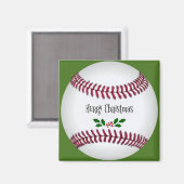 Baseball kerst magneet (Voorkant / Achterkant)