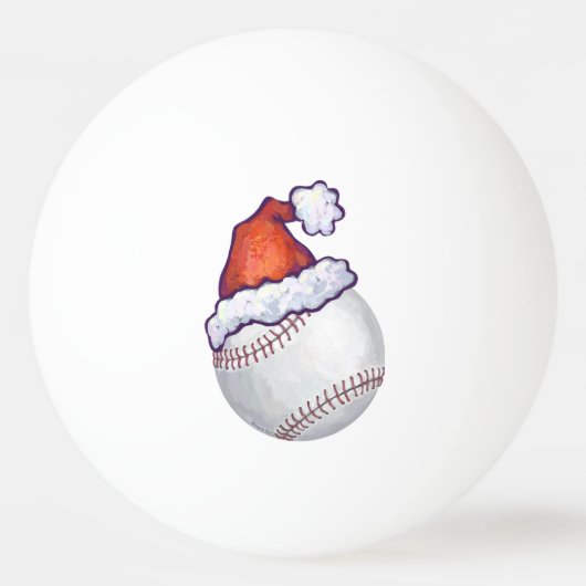 Baseball kerst pingpongballen (Achterkant)