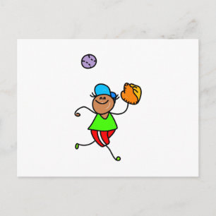 Baseball-Kind Briefkaart