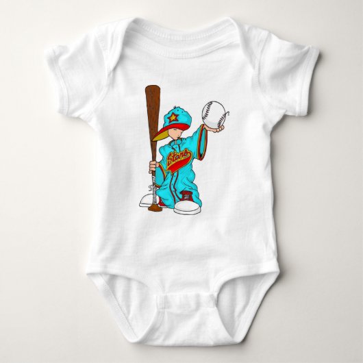 Baseball-kind Romper (Voorkant)