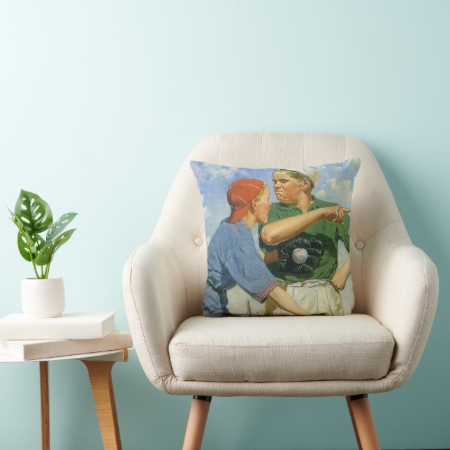  Baseball, Kinderen, Jongens die Sporten Kussen (Stoel)