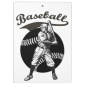 Baseball: klembord (Achterkant)