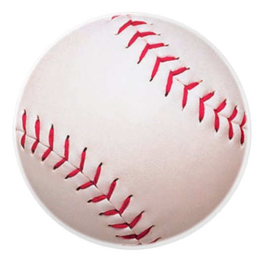 Baseball-knoppen Keramische Knop (Voorkant)