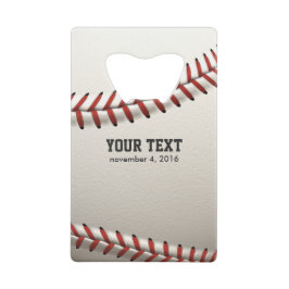 Baseball Kredietkaart Flessenopener