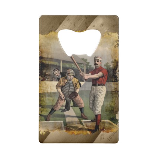 Baseball: Kredietkaart Flessenopener (Achterkant)