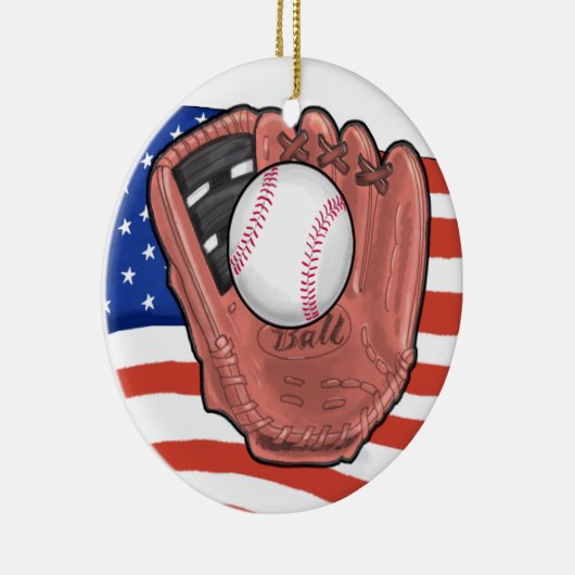 Baseball-Label / Ornament - SRF (Rechts)