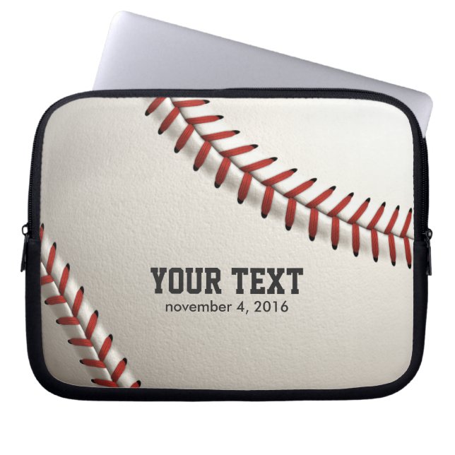Baseball Laptop Sleeve (Voorkant)