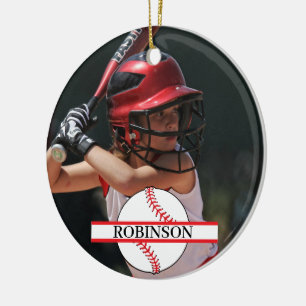 Baseball League Kinder Sport Keramisch Ornament