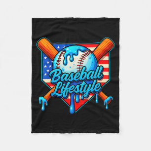 Baseball Leefstijl 101 Kleding Jeugd Baseball Drip Fleece Deken