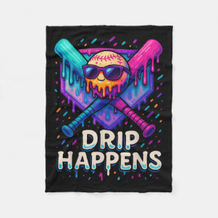 Baseball Lifestyle 101 Kleding Jeugd Baseball Drip Fleece Deken