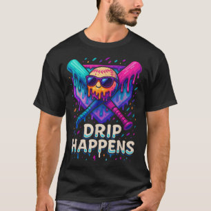 Baseball Lifestyle 101 Kleding Jeugd Baseball Drip T-shirt