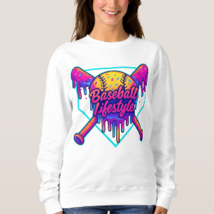 Baseball Lifestyle Kleding Jeugd Baseball Drip Ice Trui