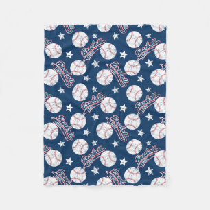 Baseball liga fleece deken