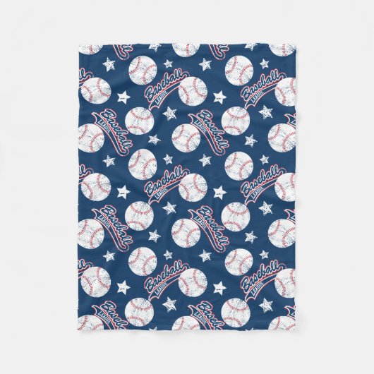 Baseball liga fleece deken (Voorkant)