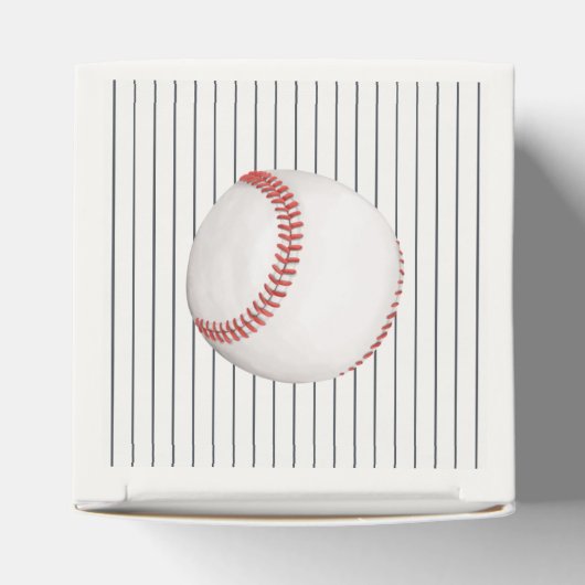 Baseball Little Rookie Home Run Baby shower Favori Bedankdoosjes (Bovenkant)