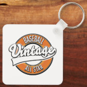 Baseball logo. sleutelhanger (Achterkant)