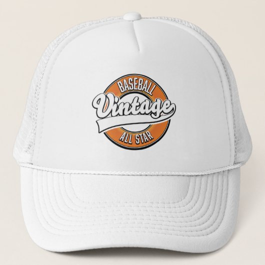 Baseball logo. trucker pet (Voorkant)