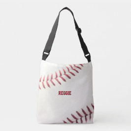 Baseball-look op maat crossbody tas