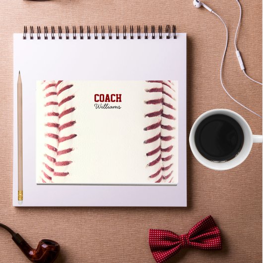 Baseball Look Personnalisé Coach Post-It Notes