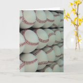 Baseball Lover Kaart (Gele Bloem)