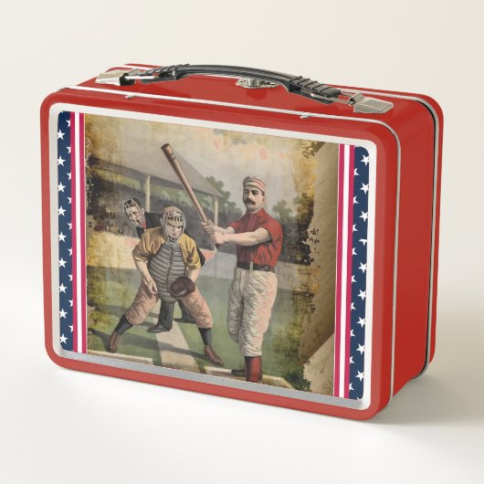 Baseball: lunch box (Achterkant)