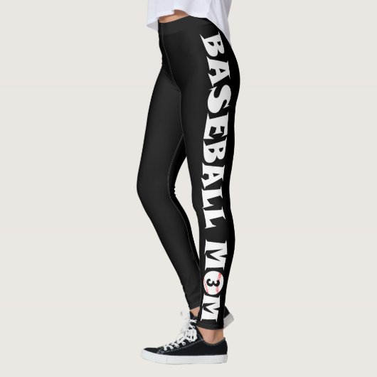 Baseball Ma Aangepaste Jersey Aantal Leggings (Links)