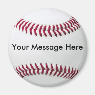Baseball Magnet met Bericht Magneet