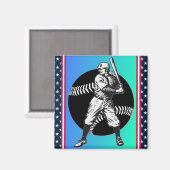 Baseball : Magnet Vintage (Recto/Verso)