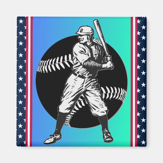 Baseball : Magnet Vintage (Devant)
