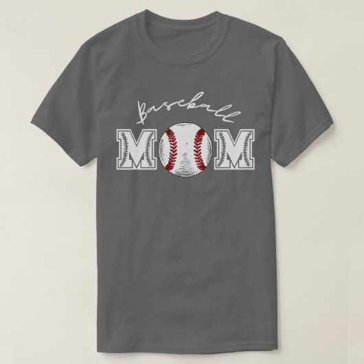 Baseball mama 9 t-shirt (Design voorkant)