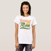 Baseball mama, Baseball Gift for ma T-Shirt (Voorkant volledig)