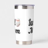 Baseball mama geïsoleerde drinkbeker (Links)