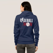 Baseball mama hoodie (Achterkant volledig)