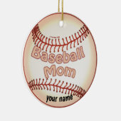 Baseball mama keramisch ornament (Rechts)