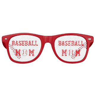Baseball mama retro zonnebril