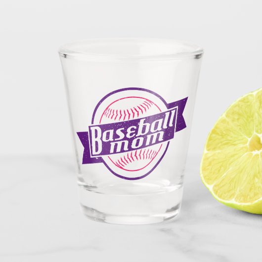 Baseball mama shot glas (Voorkant)