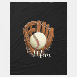 Baseball mama Softball Mama Moederdag Fleece Deken