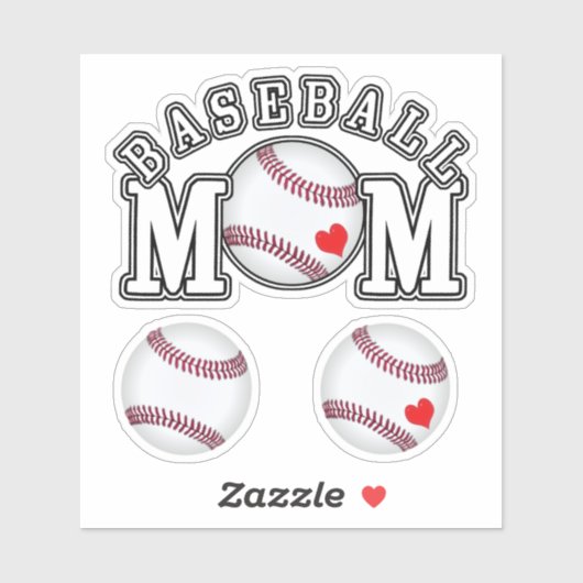 Baseball mama sticker (Vel)