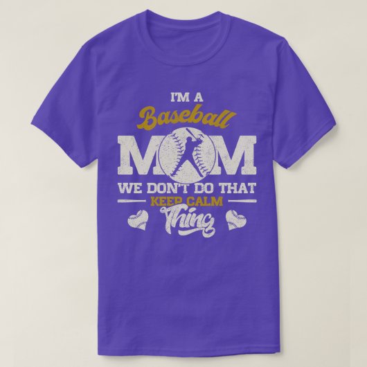 Baseball mama t-shirt (Design voorkant)