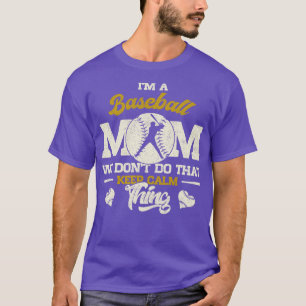 Baseball mama t-shirt