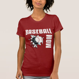 Baseball mama t-shirt