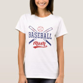 Baseball mama t-shirt (Voorkant)