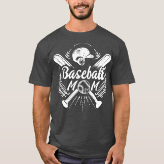 Baseball mama t-shirt