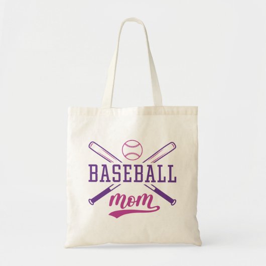 Baseball mama tote bag (Voorkant)