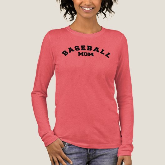 Baseball mama Tri-Blend shirt (Voorkant)