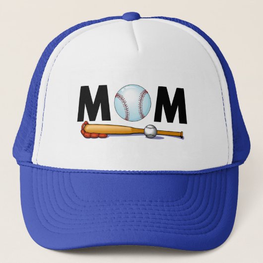 Baseball mama trucker pet (Voorkant)